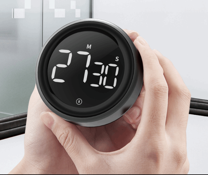 Magnetic Digital Timer For Kitchen Cooking Shower