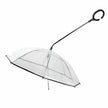Transparent Pet Supplies -Adjustable Pet Umbrella for Rainy Days- 70cm