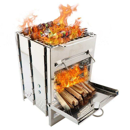 Square Wood Stove