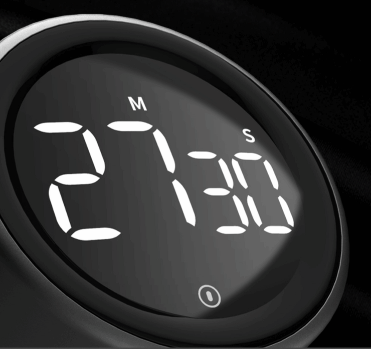 Magnetic Digital Timer For Kitchen Cooking Shower