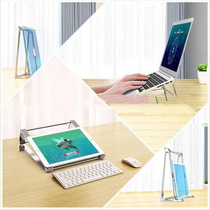 Portable Aluminium Laptop Stand and Riser Base