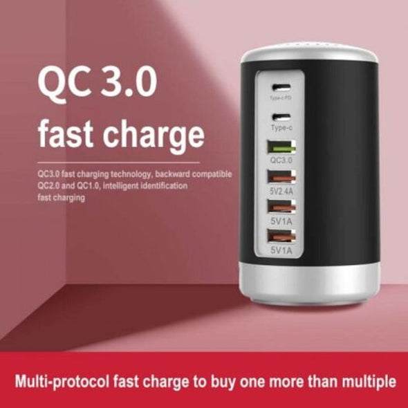 6-port Cylindrical Adapter