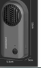 Car Air Purifier with a hand pointing to it, featuring the brand 'BOONFIRE'.