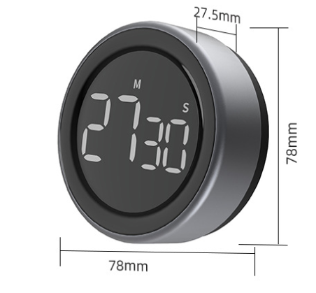 Magnetic Digital Timer with LED Display for Kitchen, Cooking & Shower 