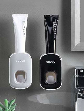 Wall Mounted Automatic Toothpaste Holder - Hygienic Bathroom Organizer