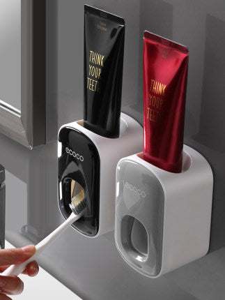Wall Mounted Automatic Toothpaste Holder - Hygienic Bathroom Organizer