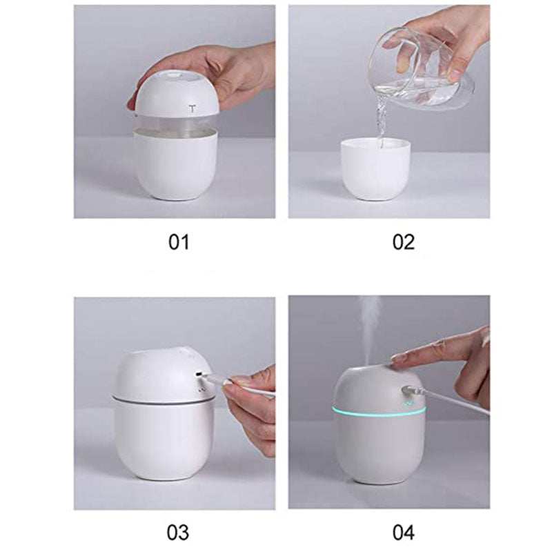 AromaMist 220ML Ultrasonic Essential Oil Diffuser -   Quiet Humidifier