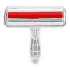 FurAway 2-Way Pet Hair Remover with ergonomic handle and red lint roller for removing pet hair from furniture and carpets