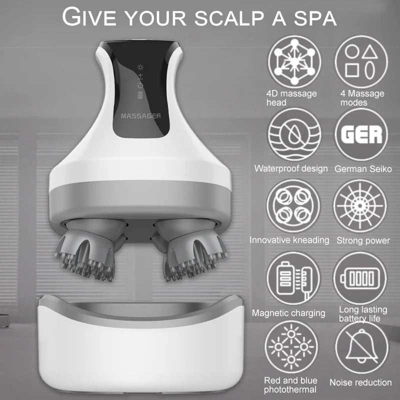 Multi-Claw Electric Scalp Massager
