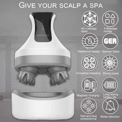 Multi-Claw Electric Scalp Massager