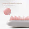 Pink hairbrushes with bristle heads
