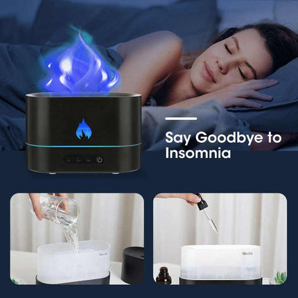 Double Flame Aroma Diffuser with Essential Oils