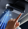 Car air purifier ozone deodorizer mounted in vehicle with USB power and touch control