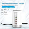 6-port Cylindrical Adapter