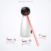 Creative Cat Pet LED automatic laser toy with adjustable rotation and handheld mode for cat play and interaction