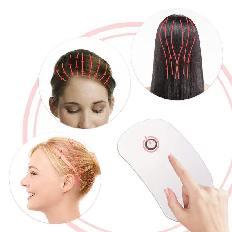 Electric Head Massager with vibration comb for deep scalp care and hair stimulation