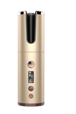 Gold electronic device with control panel on a white background
