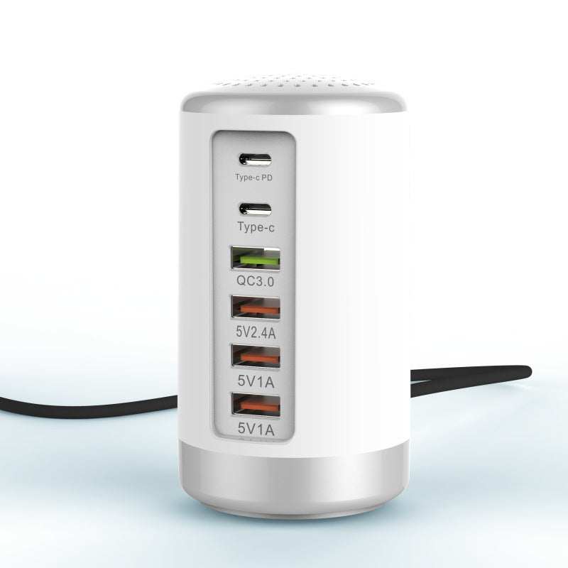 6-port Cylindrical Adapter