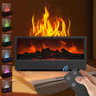Flame Aroma Diffuser with realistic flame effect, 7 LED colors, remote control, and built-in humidifier for home or office use