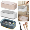 Compact mini ultrasonic washer in multiple colors with one-touch operation for deep cleaning glasses, brushes, and small items using high-frequency vibration technology