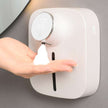 Wall mounted smart sensor foam soap dispenser with modern induction design dispensing foam into hand